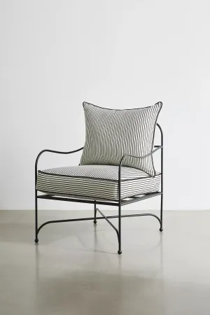 AMANDA French Cafe Outdoor Accent Chair