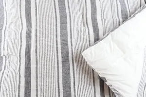 Black & Cream Quilt - King