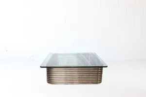 AMANDA Minted Coffee Table **use square glass that goes w/ it**