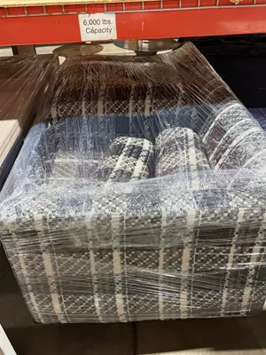 AMANDA RETIRED $450 Vintage Plaid Love Seat