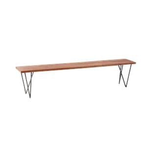 KATRIN Long Walnut Dining Bench