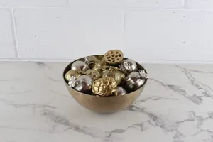 Brass & Silver Persimmon