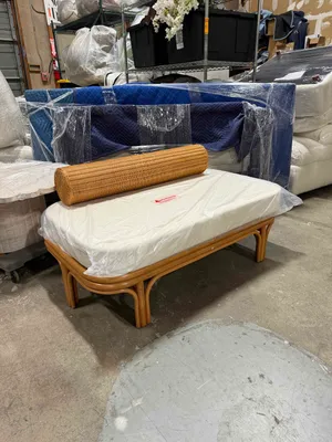 AMANDA Rattan Roll Bench