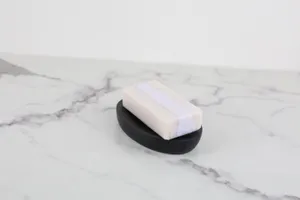 Black Oval Soap Dish