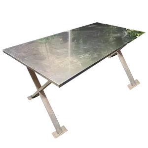Katrin Stainless Steel Desk