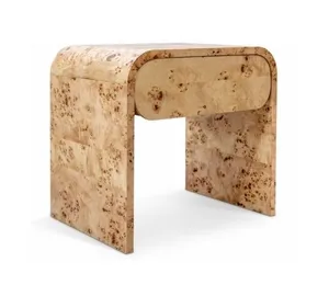 AMANDA Burl Nightstand