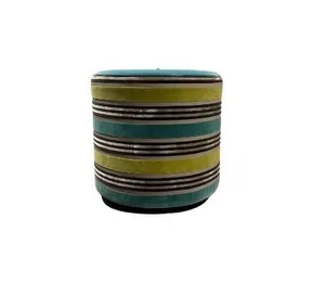 AMANDA Candy Stripe Ottoman