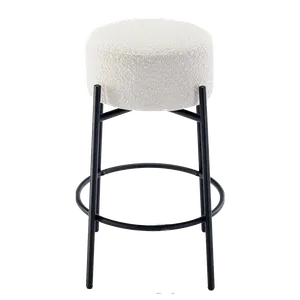 KATRIN Boucle Swivel Counter Stool