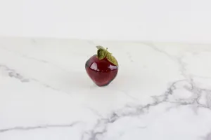 Vintage Glass Apple