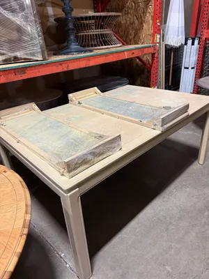 AMANDA Vintage Chinoiserie Dining Table