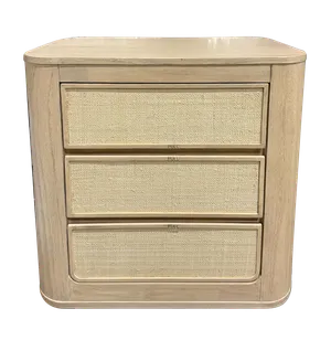 AMANDA Vanilla Nightstand