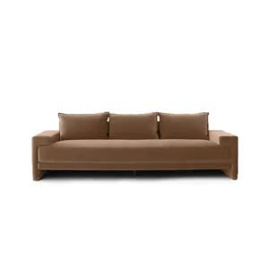 AMANDA Chocolate Mousse Sofa