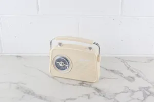 Eggshell Retro Radio