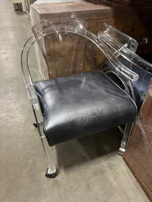 AMANDA Charles Hollis Lucite MCM Chairs