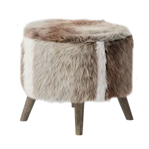KATRIN Furry Ottoman
