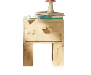 AMANDA Big Burl Nightstand