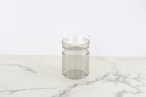 Retro Canister With White Lid