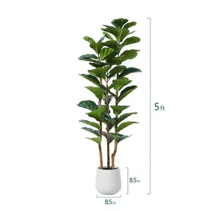 AMANDA Faux Tree 80 Fiddle Fig 8.5' 