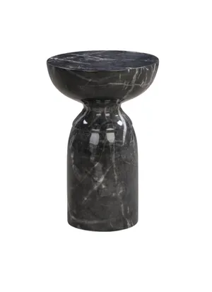 AMANDA Black Chalice Accent Table