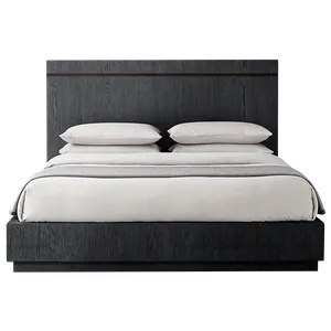 KATRIN RH Black Wood King Bed