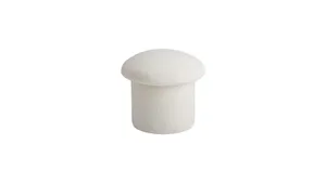 AMANDA Sherpa Mushroom Ottoman