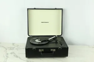 Black Crosley Record Player