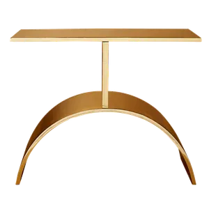 KATRIN CB2 Gold Arc Side Table