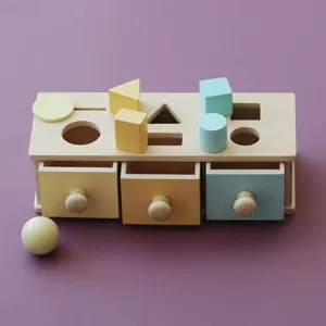 Montessori Putteboks med skuffer