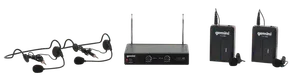 Lavalier microphone. Dual,  Wireless