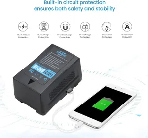 REYTRIC Upgrade 300Wh(20400mAh) V Mount/V-Lock Battery