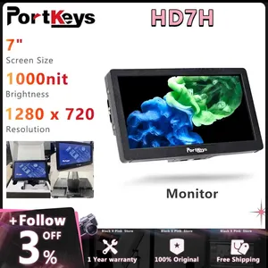 FEELWORLD FW703 7 Inch IPS 3G SDI 4K HDMI DSLR Monitor Full HD 1920x1200 On Camera Field Monitor with Histogram for Stabilizer Cameras Rig