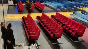 Kinostuhl Set von 2 Stühlen