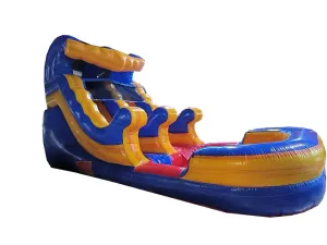 #15_12ft Blue Tide Waterslide (WET-Only)-(Residential Only)