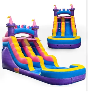 #16_12Ft Princess Waterslide (WET-Only)-(Residential Only)