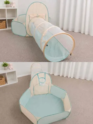 Pastel Popup Tent & Tunnel Set