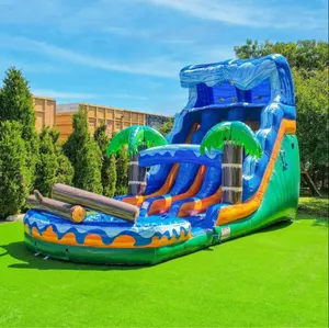 Island 17 ft Dual Lane Slide Combo
