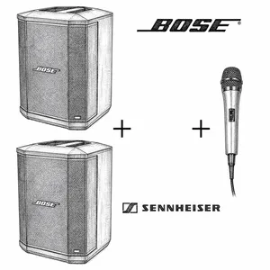 Bose S1 x 2 + Wired Mic Package
