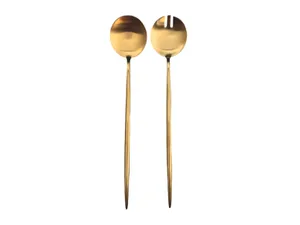 Salad Servers - Gold