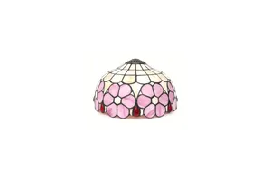 Cherry Blossom Stained Glass Lamp Shade