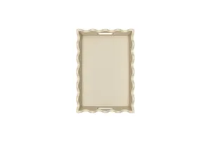 Large Vanilla Wave Tray