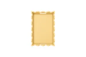Medium Butter Rectangle Wave Tray