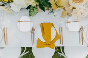 Dijon Napkin - Bourdon Edge