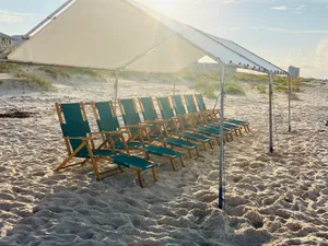 Double 10 X 12 Shade Tent & 8 Chairs