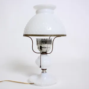 White glass Lamp