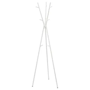 White Metal Modern Coat Stand