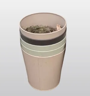 Medium Metal Planter Pot