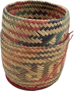 Small Handwoven Choctaw river cane basket