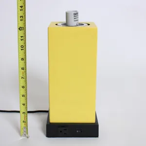 Yellow Standing Rectangle Lamp