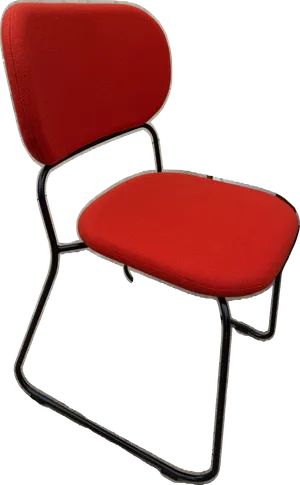 Red Skandiform Chair