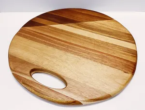 Round Wood Serving Tray